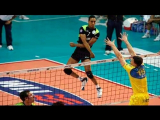 Legend of volleyball leonel marshall monster jump spike 383 cm