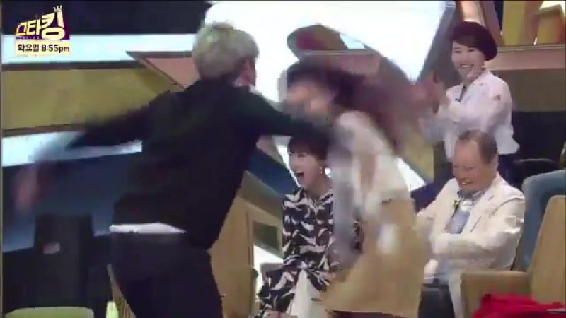 [preview] tzuyu with bap himchan x sbs star king ep 441