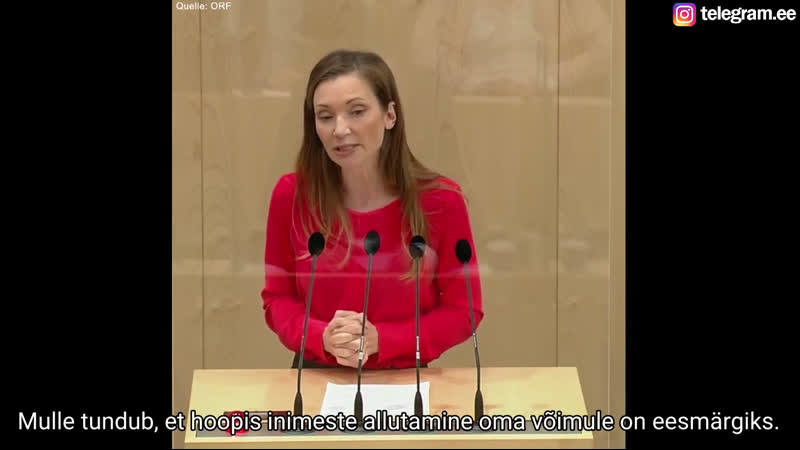 Austria vabaduspartei (fpö) liige susanne fürst kustsus koroonapiirangute tõttu valitsust umbusaldama