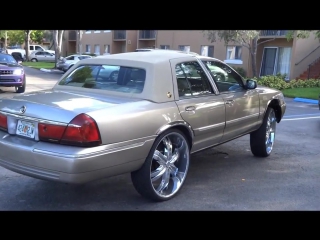 Merc grand marquis on 28s