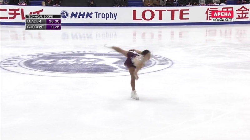 Mirai nagasu sp 2016 nhk trophy
