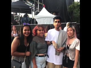 Romil w/ fans @ afropunk 2017