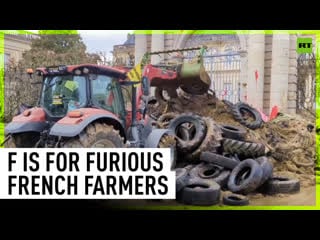 Farmer protest escalates in france