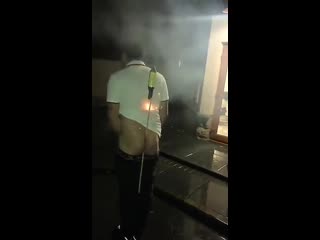 Фейерверк через