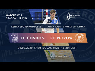 [rus] fc cosmos fc petrow matchday 4 live stream