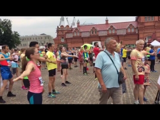Полумарафон сергиевым путём, разминка