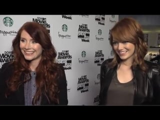 Bryce dallas howard and emma stone on the help