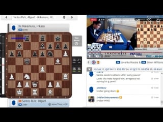 Tradewise gibraltar masters 2017; p2 r2 naka middle game gib