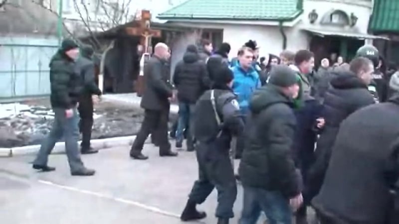 Украина фашисты напали на православных христиан