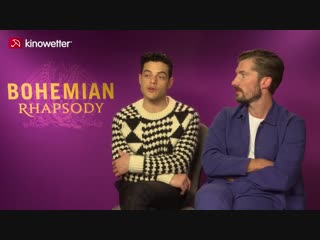 Interview rami malek gwilym lee bohemian rhapsody