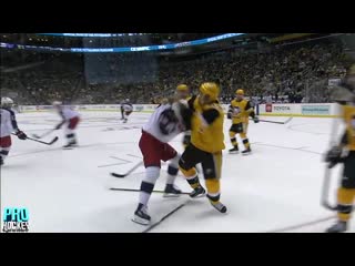 Хоккейные драки sidney crosby vs pierre luc dubois