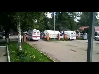 В подмосковном сергиевом посаде полчаса не работала скорая помощь в город приехал святейший патриарх кирилл