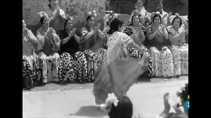 Extracto pelicula maria de la o (1936) con carmen amaya cantando maria amaya la