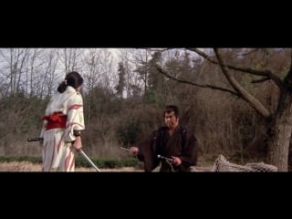 Меч отмщения 2 ребёнок в коляске на реке стикс / lone wolf and cub 2 baby cart at the river styx (1972)