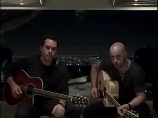 Chris daughtry and dane cook jam session