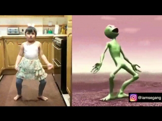 Nepalese cute family vs alien part 2 dame tu cosita dance challenge 2018 seg