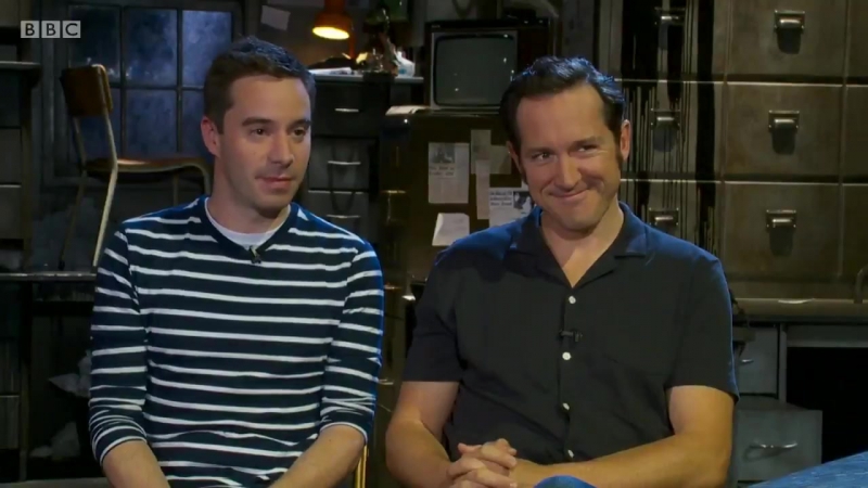 Bertie carvel & james graham on the andrew marr show