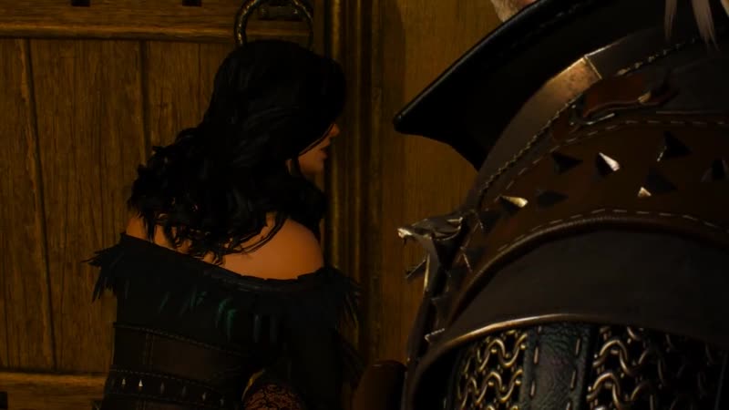 Шалуны геральт и йеннифер подглядывают за цириллой