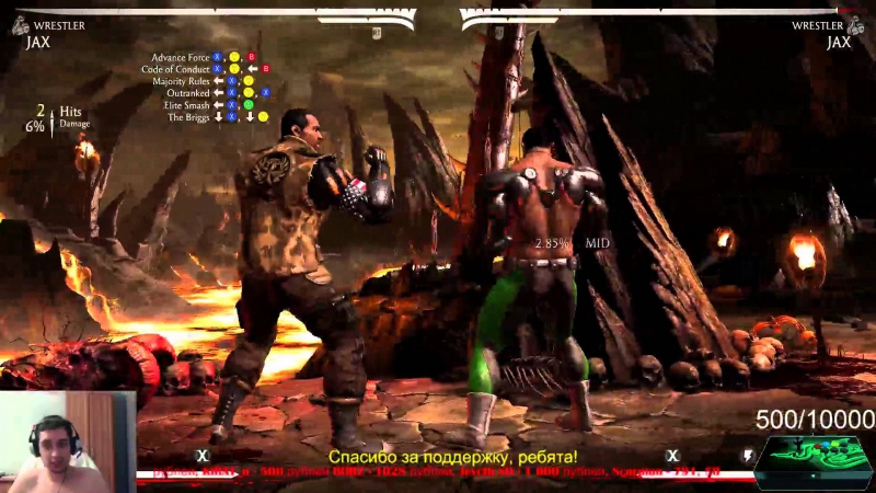 Mortal kombat x джакс рестлер подробный гайд