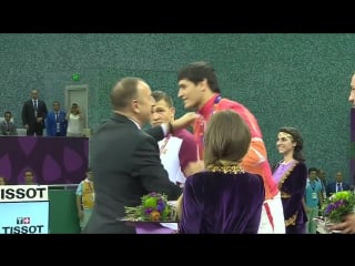 Rasul chunayev defeats balint korpasi to win gold wrestling baku 2015