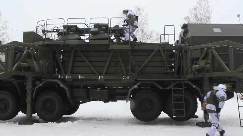 Проведение занятий по боевой подготое в условиях сильных морозов