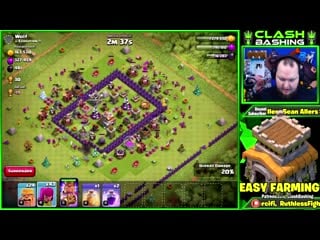 [clash bashing!!] barch or goblins? let's play th8 "clash of clans"