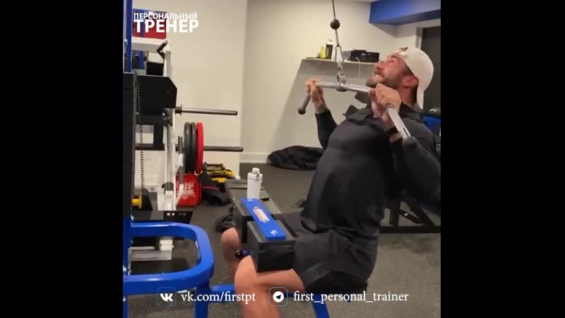 Тренироа спина+бицепс