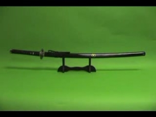 Black reverse blade japanese kenshin sakabato sword