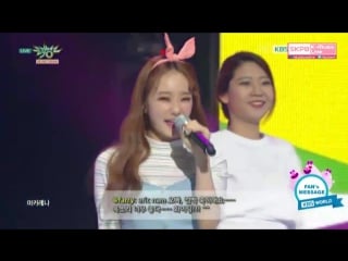 160401 matilda (마틸다) macarena (마카레나) @ 뮤직뱅크 music bank