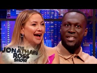 Stormzy asks kate hudson how sex scenes work | the jonathan ross show