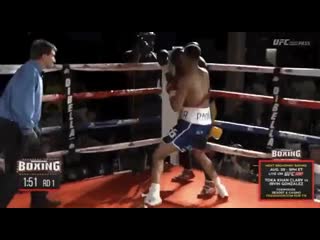 20yr old victor padilla 5 0, 5 kos after dropping benjamin borteye 4 8 in the 1st, finishes him just seconds later for the tko 1