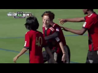 Alan carleton with a goal to give atlanta united’s u 14s a win over manchester city’s u14s