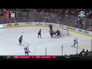 Chicago blackhawks at arizona coyotes game highlights 12 29 2015