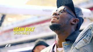 Lewis hamilton vs usain bolt crazy amg onboard action in austin!