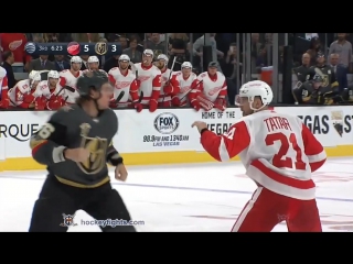 Tomas tatar vs erik haula oct 13, 2017