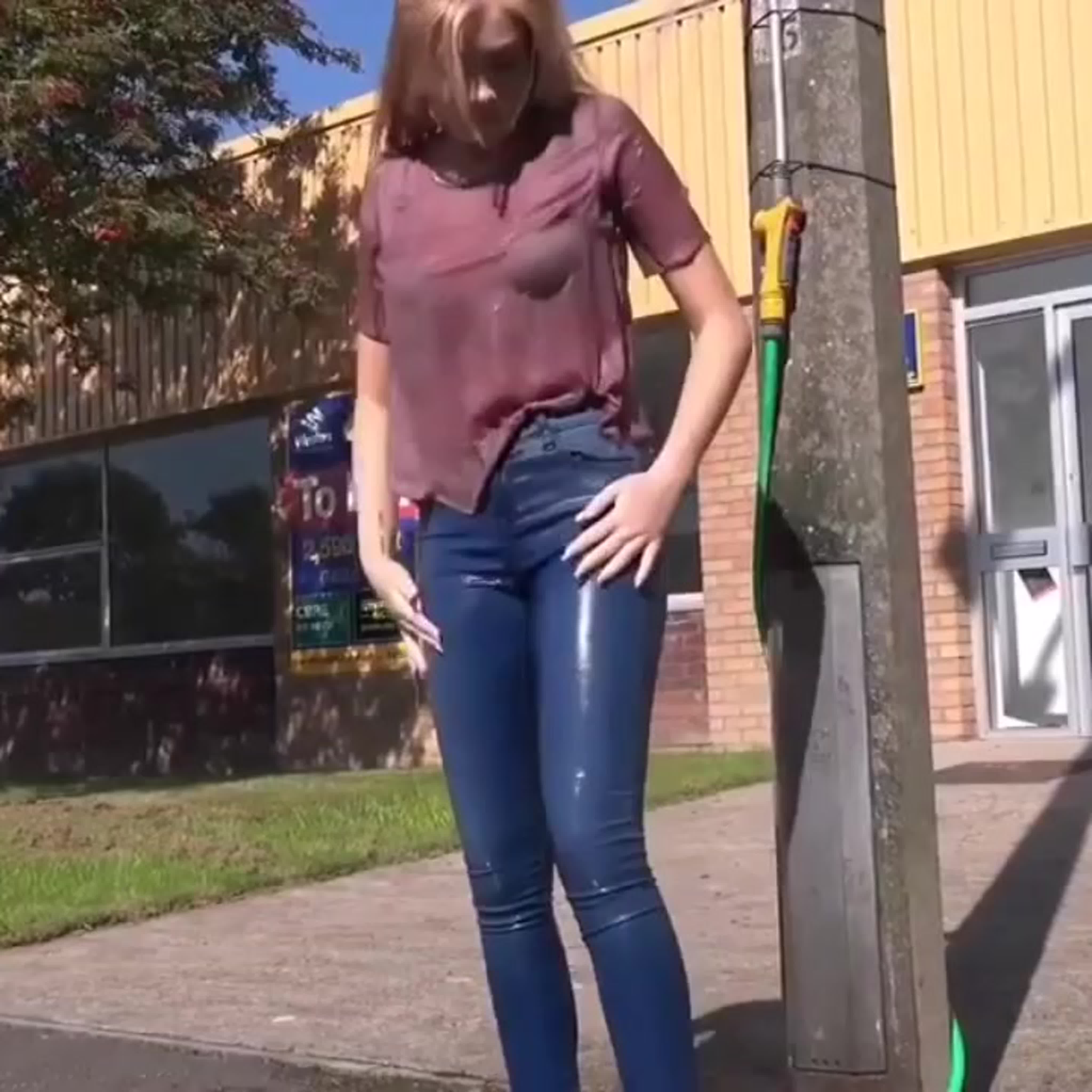 teenfuns candy Wetlook in jeans - BEST XXX TUBE