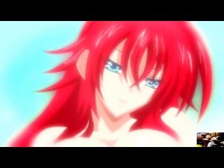 Риас Gremory и Иссей Hyoudou сауна сцена