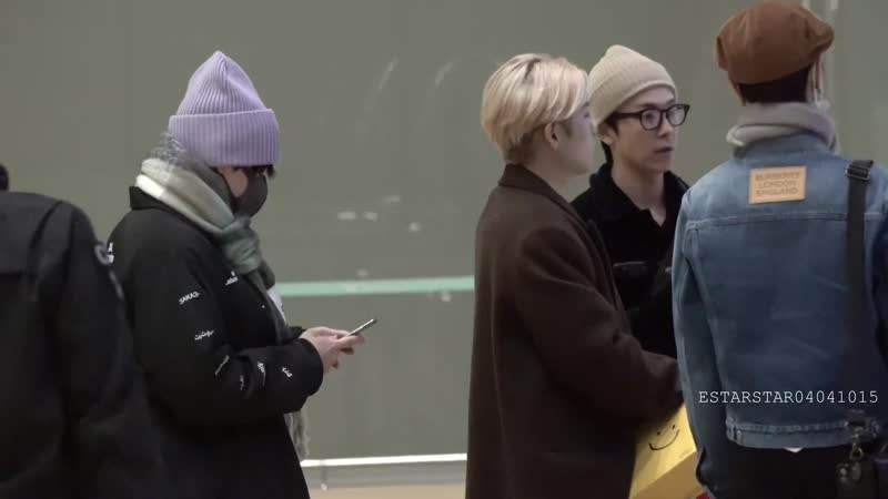 [191214 fancam] icn 인천공항 출국 은혁 동해 eunhyuk donghae 마닐라 가는 날!