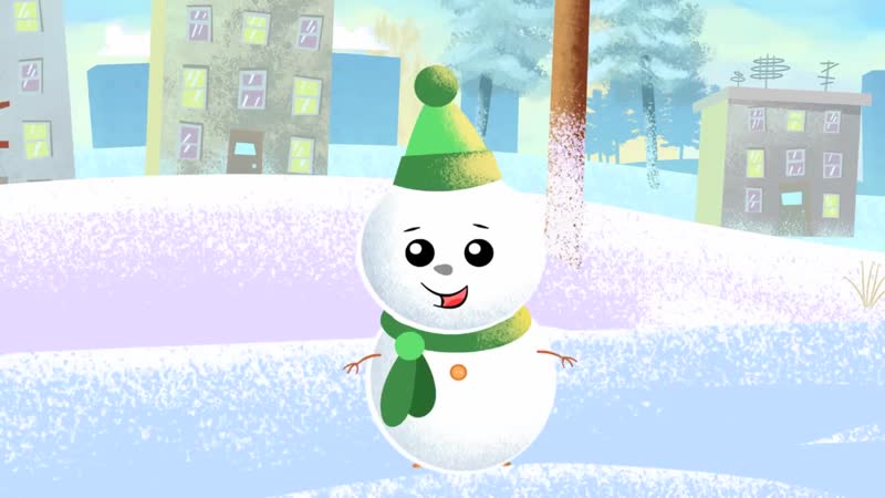 Bałwankowa rodzina piosenki dla dzieci bajubaju tv