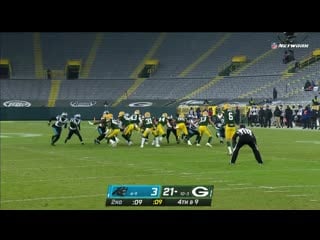 Carolina panthers @ green bay packers game in 40 720p