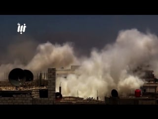 Сирия 07 06 2017 деръа отработка позиций боевиков самодельными ракетами "вулкан"