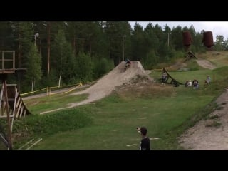 Adrian tell world first (?) flat drop frontflip tuck no hander