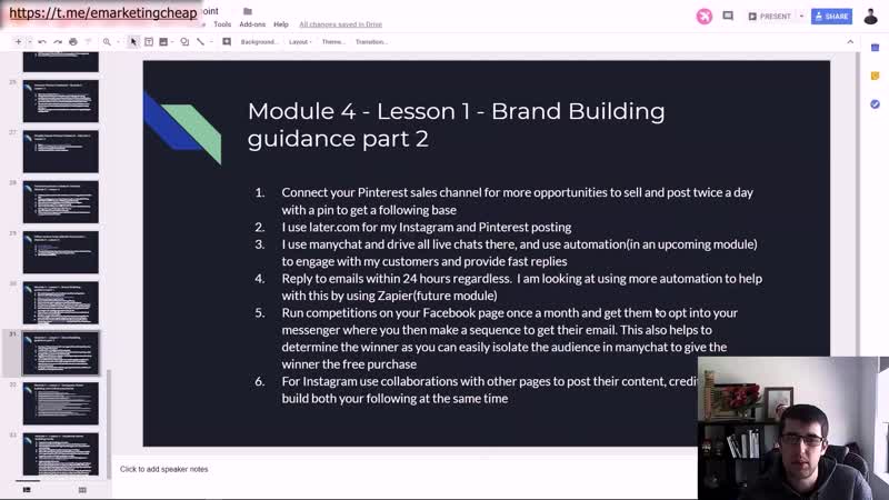 Ricky hayes ecom lifestyle university best e comerrce courses