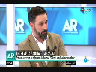 Entrevista ana rosa a santiago abascal (vox) tras andaluzas x 5 12 18 fragmentos 9h19m a 10h18m y archivo 2013