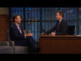 Tony goldwyn on late night with seth meyers oh goshhh! )))))