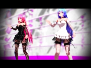 【mmd】girls【tda式改変ミク、ルカ】