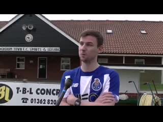 Jake imrie foi contratado pelo dereham town