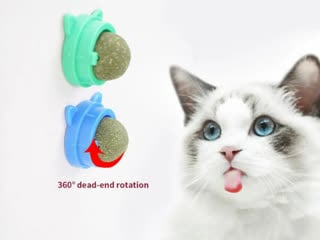 Настенный мяч из кошачьей мяты, игрушки для кошек
