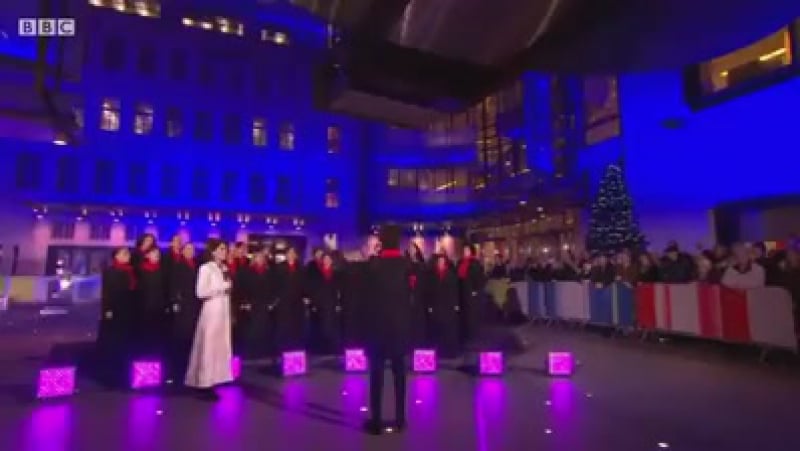 Щедрик у виконанні грузинського хору на bbc!