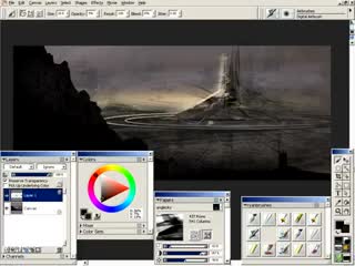 Corel painter concept art workflow (part 9)
